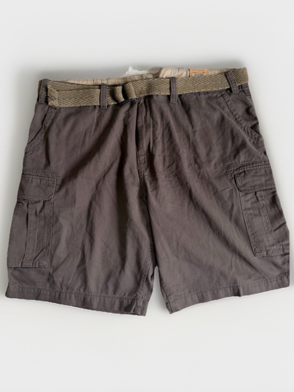 NWT The Foundry Supply Co Belted Cargo Shorts 48 Big & Tall 100% Cotton Hiking